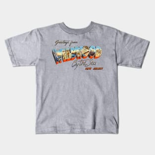 Greetings from Wildwood by the Sea Kids T-Shirt